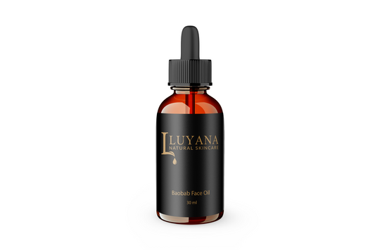 Bottle of Luyana Skincare Baobab Oil