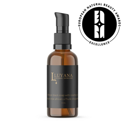 African Black Soap Facial Cleanser with Rosehip