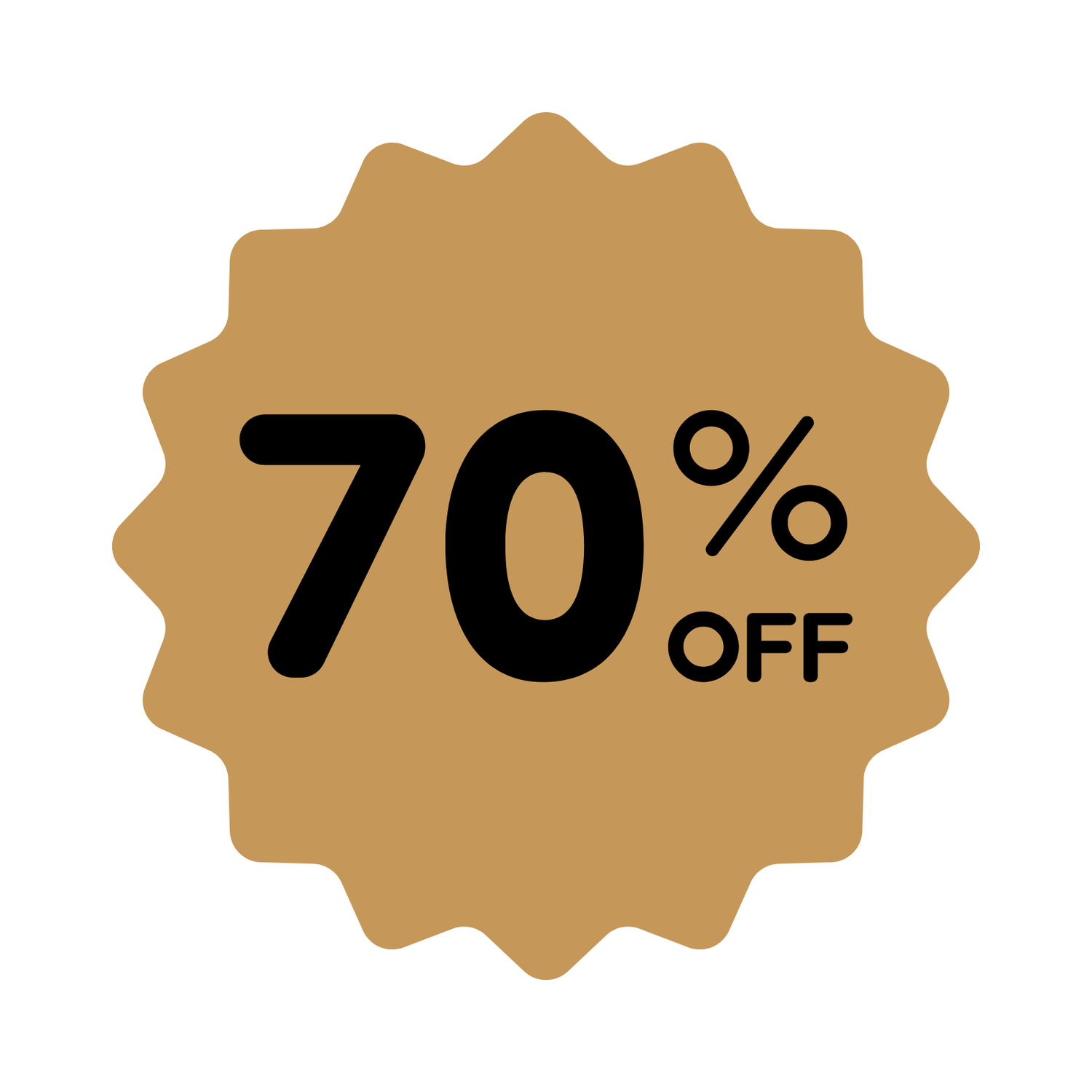 70% off - Black Friday 2025