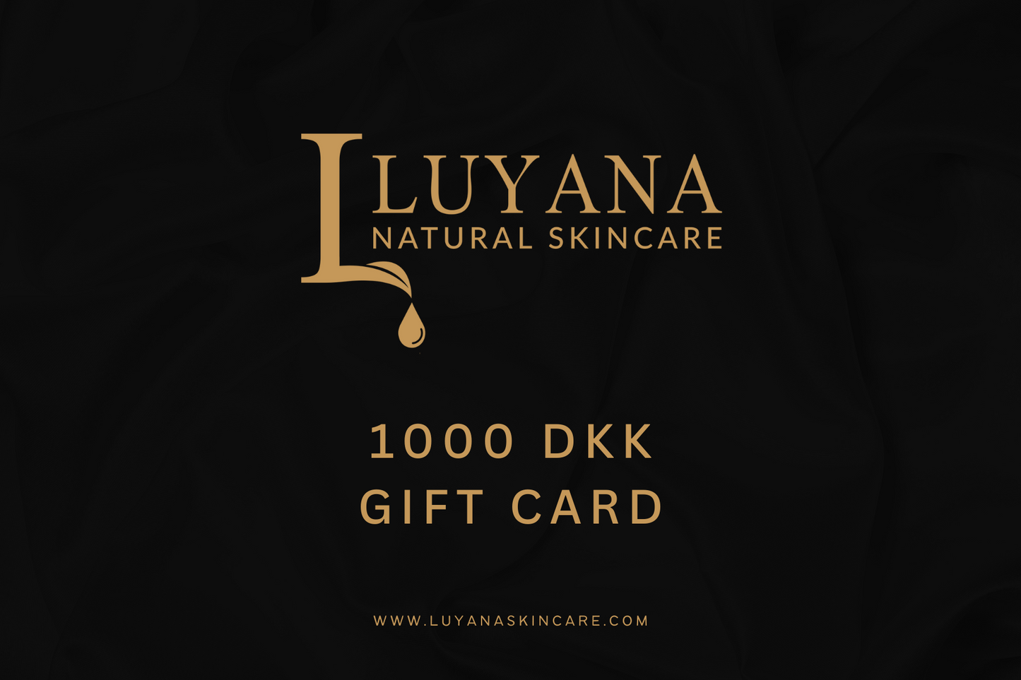 Image of a 1000DKK Luyana gift card