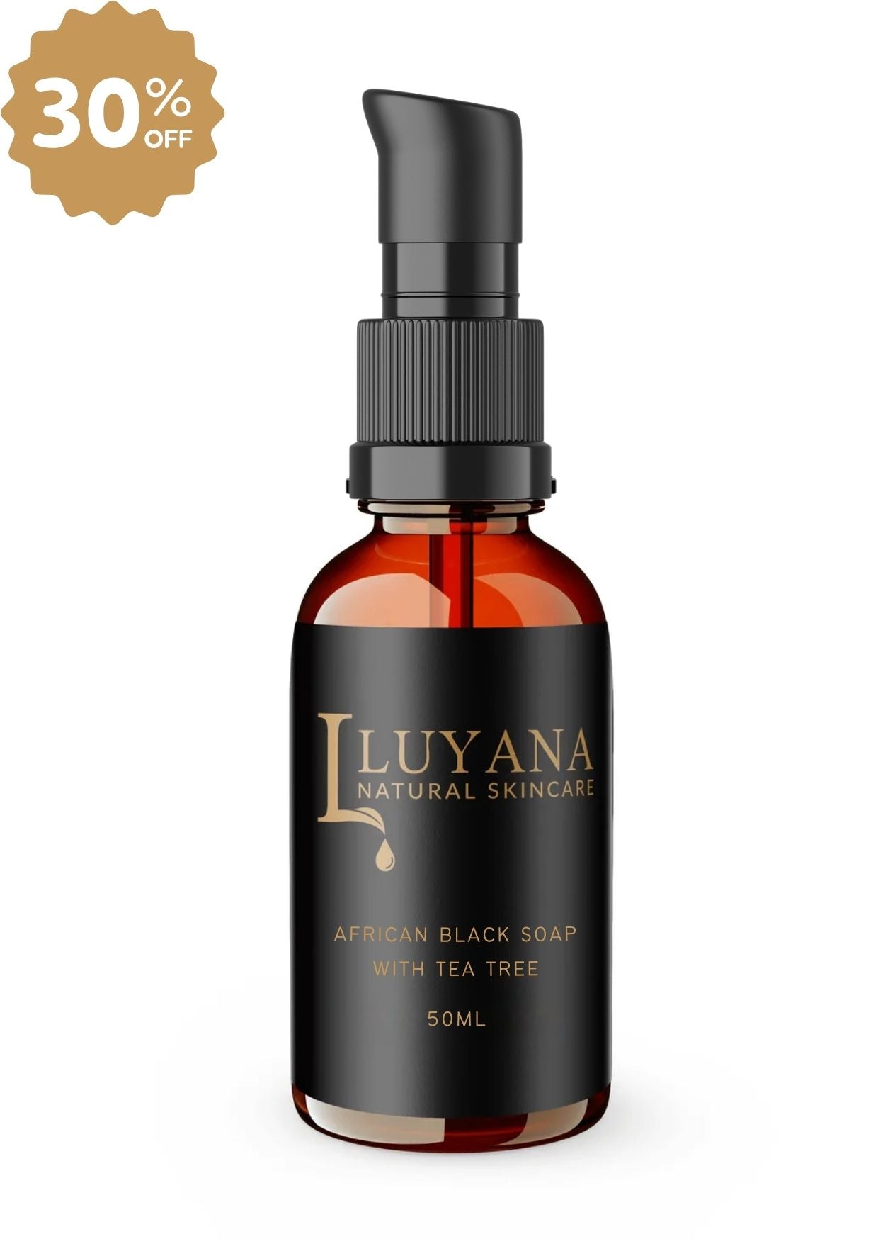 African Black Soap Facial Cleanser with Tea Tree