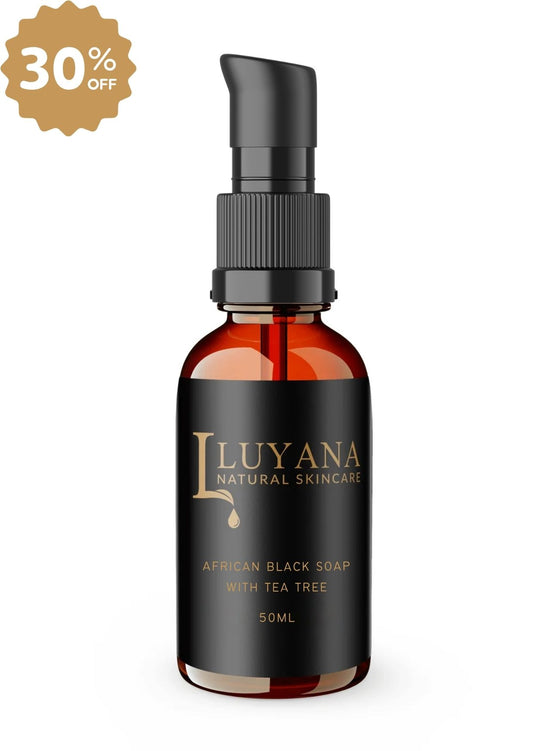 African Black Soap Facial Cleanser with Tea Tree