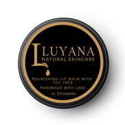 Tin of Luyana Skincare Nourishing Lip Balm with Tea Tree